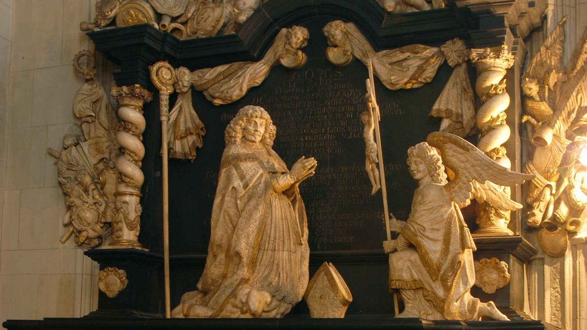 Das Grabmal des Fürstbischofs Christoph Bernhard von Galen im St.-Paulus-Dom.