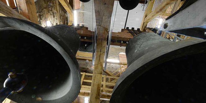Auch die Glocken des St.-Paulus-Doms sind im Probe-Einsatz.