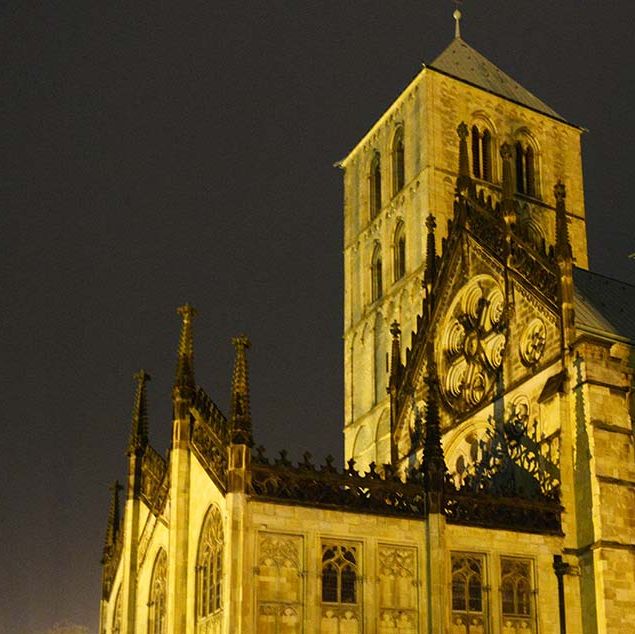 Der Münsteraner Dom wird bis auf Weiteres nachts nicht mehr angestrahlt.